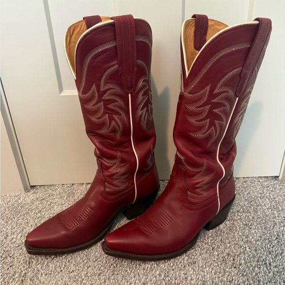 Tecovas Annie Scarlet Western Boots - Picture 2 of 11